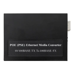 POE (PSE) Ethernet Media Converter 10/100Base-TX To 100Base-FX