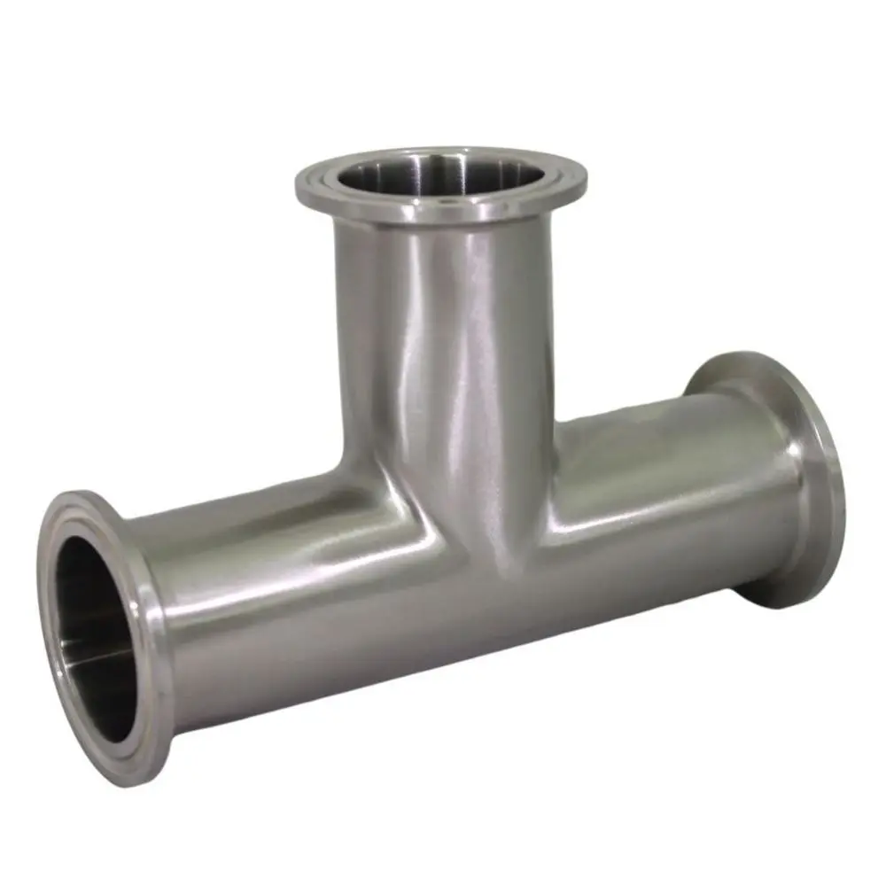 

1pc 57mm 2.25" 2.25 2-1/4 Inch 3 Way 304 316 Stainless Steel SS304 316SS Tee Sanitary Ferrule Pipe Welding Fitting