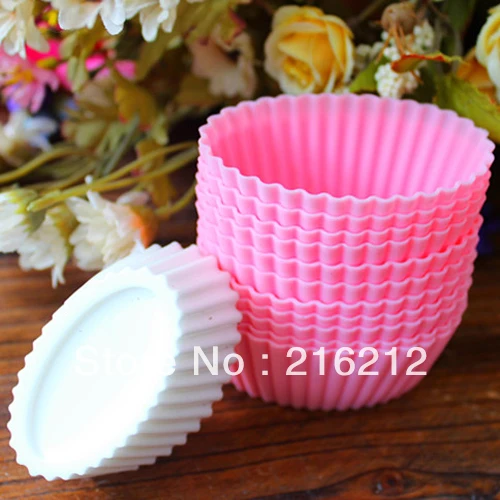 

Oval (Compliance with FDA/SGS) MaFen Cup Silicone Muffin Cupcake Cup Cake Mould Case Bakeware Maker Mold Tray