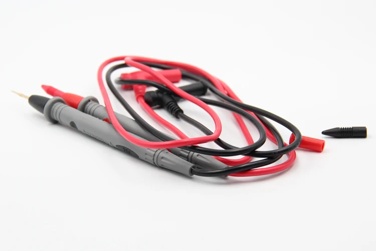 1Pcs YT963 Multimeter Probe Connect Cable + De Sonde Rood + Grijs Lengte 105Cm 1000V 20A Multimeter accessoires