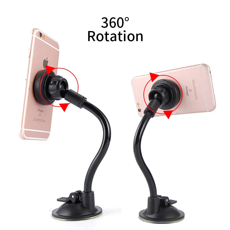 Magnetic 360 Degrees Rotatable Car Holder Mount Windshield Car Holder for GPS Calling Universal Support Para Celular car holder