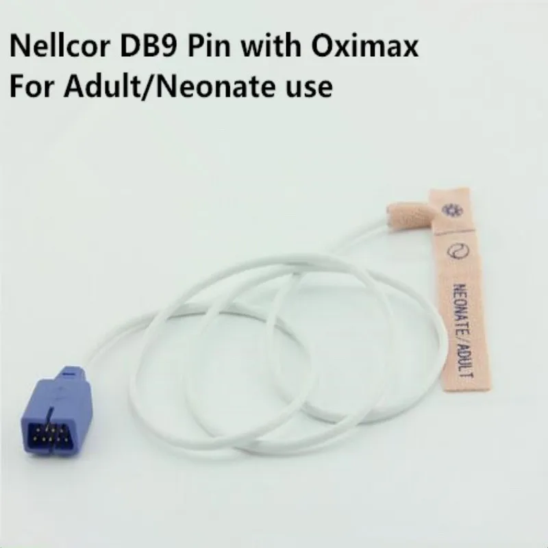 

25pcs/Lot FREE SHIPPING DISPOSABLE SPO2 SENSOR FOR NELLCOR 9PIN OXIMAX Pulse Oximeter Spo2 Probe 3ft,Non-woven Tape Oximax Probe