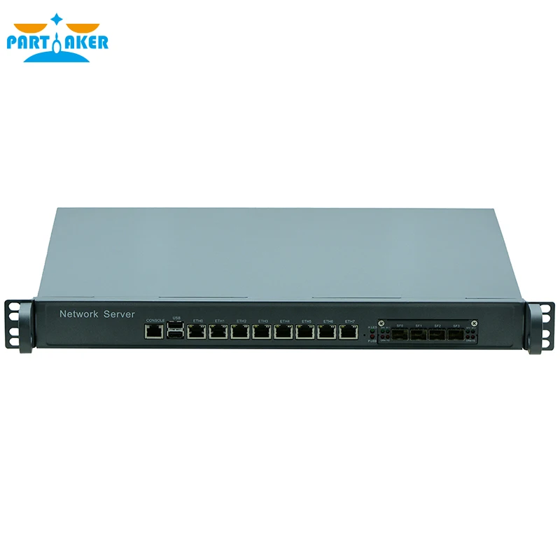 Partaker Firewall Appliance Intel Core i3 6100 i5 6500 i7 6700 PfSense hardware firewall 1U Rack Case