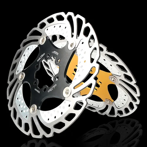 1 Uds 140mm/160mm/180mm/203mm DH MTB bicicleta de montaña rotores de freno de refrigeración 180mm Down Hill freno de bicicleta flotante disco de seis clavos