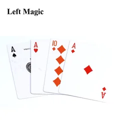 4 Cards Transformer magic tricks 10 to A card magic props 10 change A magic sets Close Up Street card propsC2021