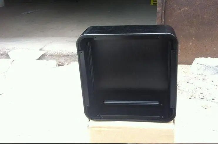 GZbotolave 2107 R 풀 알루미늄 프리앰프 인클로저, DAC 케이스, 파워 앰프 섀시, AMP BOX 블랙