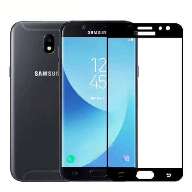 For Samsung Galaxy J5 2017 Tempered Glass 9H 3D Full Coverage Curved Explosion-proof Screen Protector Film For J5 Pro J530 J530F