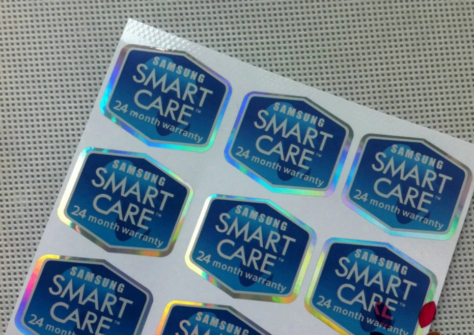 Custom Size Shape Logo Stickers Paper/PVC/Vinyl/Kraft/PP/PET Labels Printing Personalised Designs Silver Or Gold Color