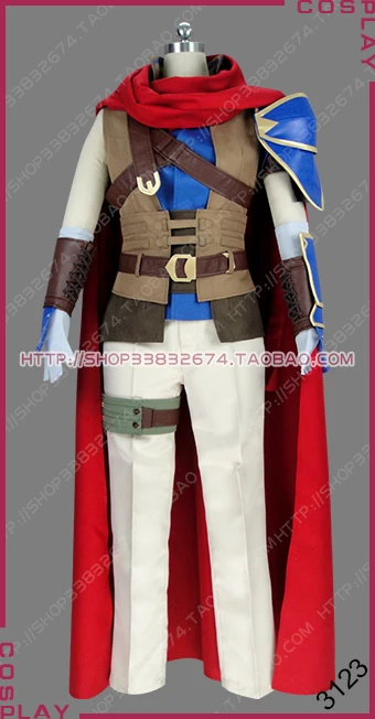 Fire Emblem Fates Super Smash Bros Legendary Radiant Hero Ike Uniform Outfit Game Cosplay Costume S002