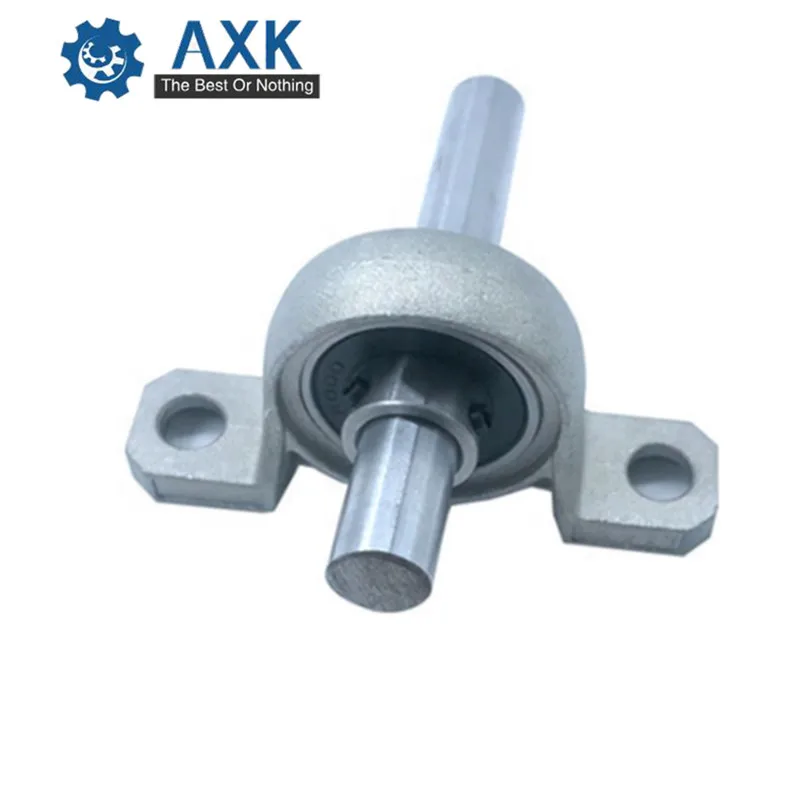 Pillow Block Bore Ball Bearing Zinc Alloy Diameter 8/10/12/17mm Axk Mounted Support Kp08 Kp000 Kp001 Kp003 Steel Ra 0.05