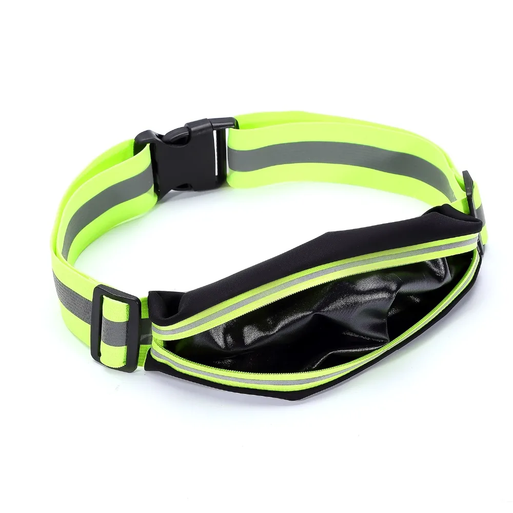 Waterproof Cycling Elastic Waist Pack Men women Reflective Bike Waist Bag Ultralight Sport Gym Running Bag Money Pouch bag 2018