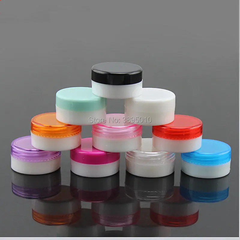 5g Plastic Cream Jar Round Bottom, Cosmetic Packaging Jar, Plastic Small Jar, Empty Cosmetic Box F723