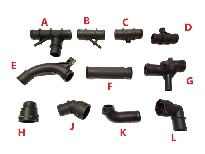 

11 models Radiator water pipe plastic joint for Chinese SAIC ROEWE 550 MG6 750 1.8T Engine Auto car motor parts 10000514