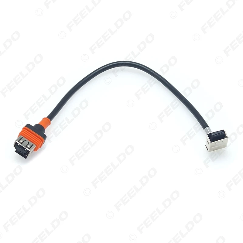FEELDO 1PC Car HID Xenon Light High Voltage Wire Harness Cable for D1S D1C D1R Xenon Ballast bulb D1 D3 HID Plug Socket Adapter