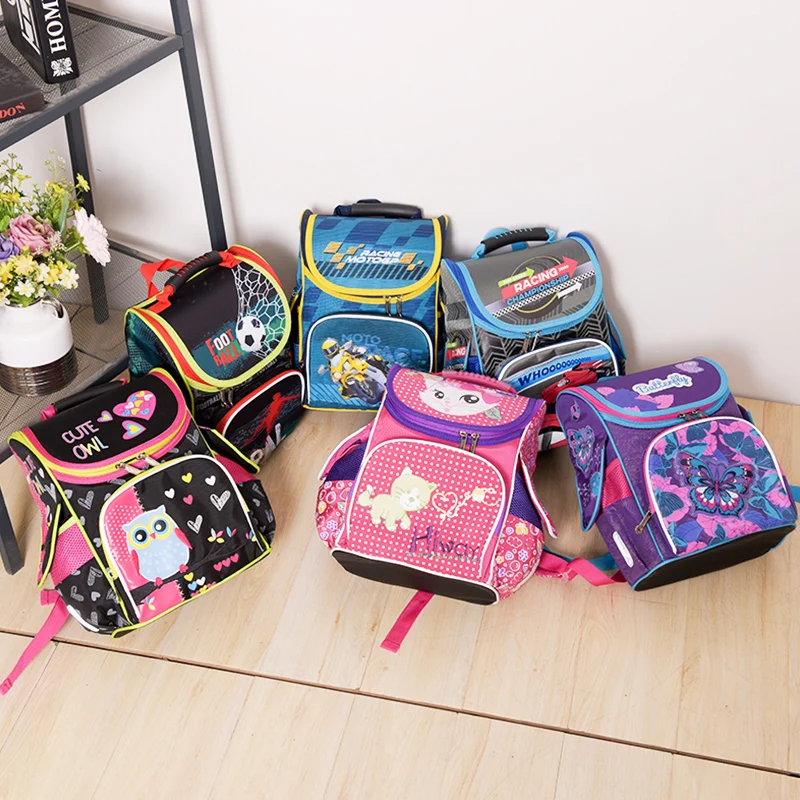 wenjie brother 2022 new 1-3 grade Kids Schoolbag Backpack Orthopedic Children School Bags For Boys and girls Mochila Infantil