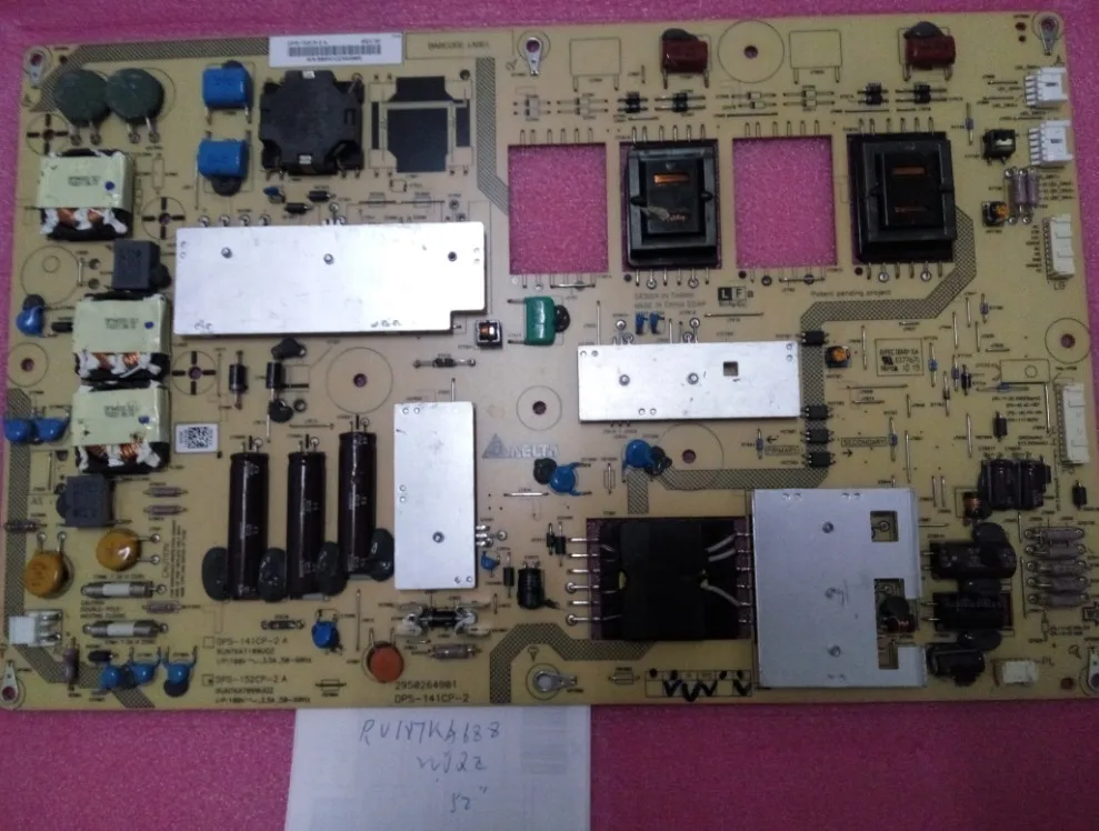 RUNTKA688WJQZ DPS-152CP DPS-141CP 전원 공급 장치 보드 LCD-46 52FF1A T-CON 연결 보드 GLB 비디오