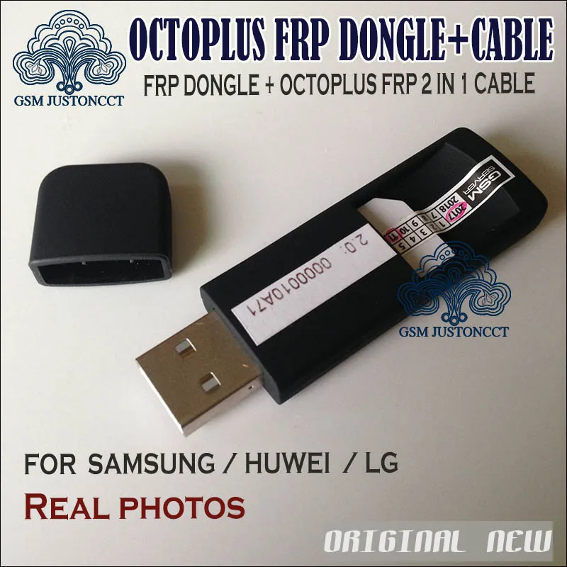 Najnowszy sprzedaż oryginalny Octoplus FRP tool dongle + USB UART 2 w 1 kable do Samsung Huawei lg