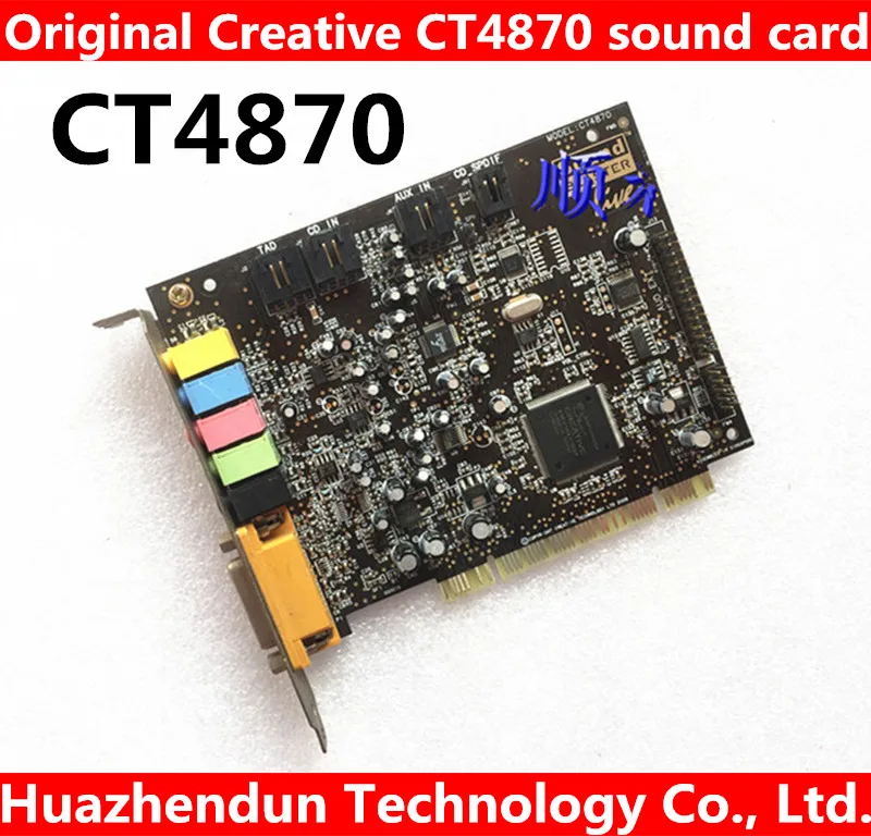 

Original for CREATIVE CT4870 PCI 4.1 SOUND CARD support xp/win7 WORKING GOOD