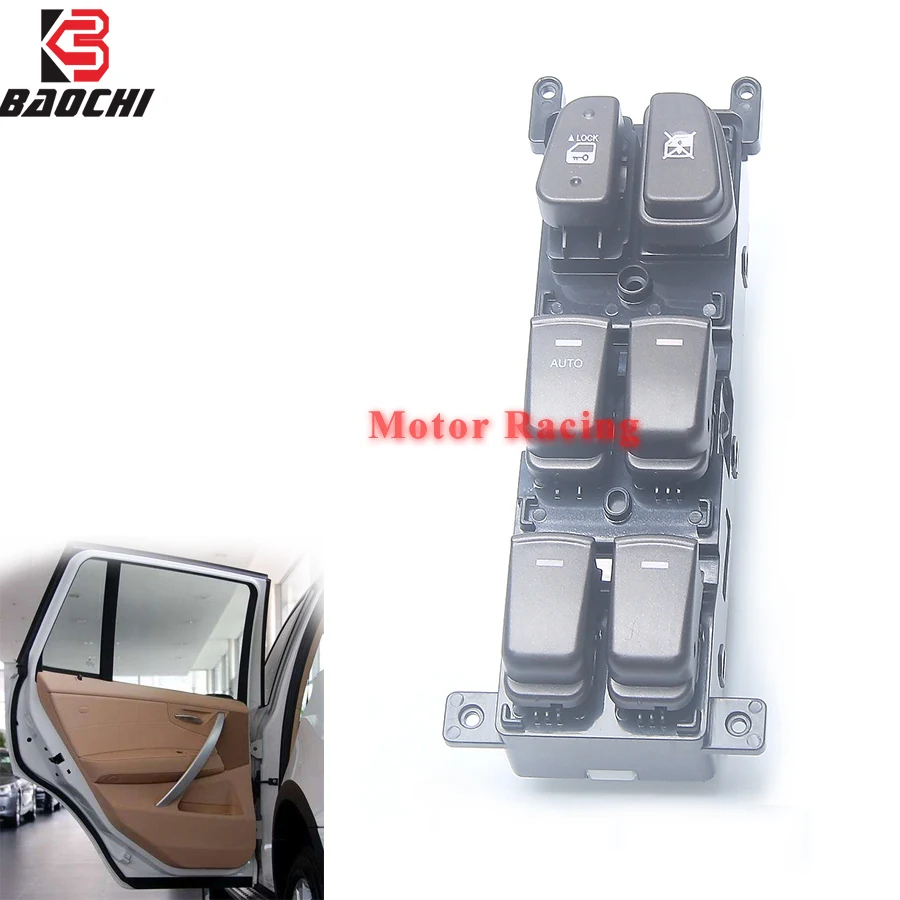 AUTO Master LHD Button Car Power Windows Switch 93570-3K600 935703K600 93570 3K600 for Hyundai NF Sonata GL SE 2008 2009 2010