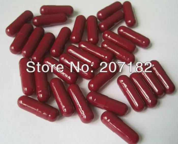 

(10,000pcs/pack) Size 0# Coffee/Coffee Color Hard Gelatin Capsule, Empty Capsule---Top & Bottom Separated