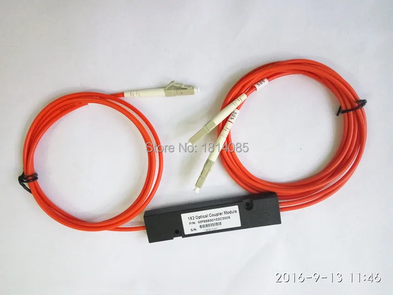 

Hot Sale 850nm 50/125 MM 50/50 Coupling Ratio LC/UPC 1x2 FBT Coupler 1*2 FBT Multimode Fiber Optic Splitter