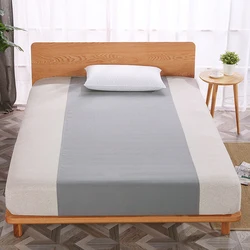 Grounding Sheet Sleep better Cotton grey Silver Half bed Sheet Antimicrobial Fabric Conductive Grounding earthing sleep