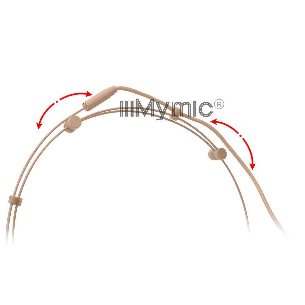 IiiMymic H-52S2-1 3,5 мм разъем Регулируемая гарнитура для детей микрофон для Sennheiser Беспроводной корпус-пакет