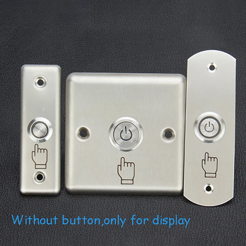 16/19/22mm 86 Type Switch Button Knob Metal Panel Stainless Steel On/Off Socket Cover Board for Home,Hotel(Can Customize LOGO)