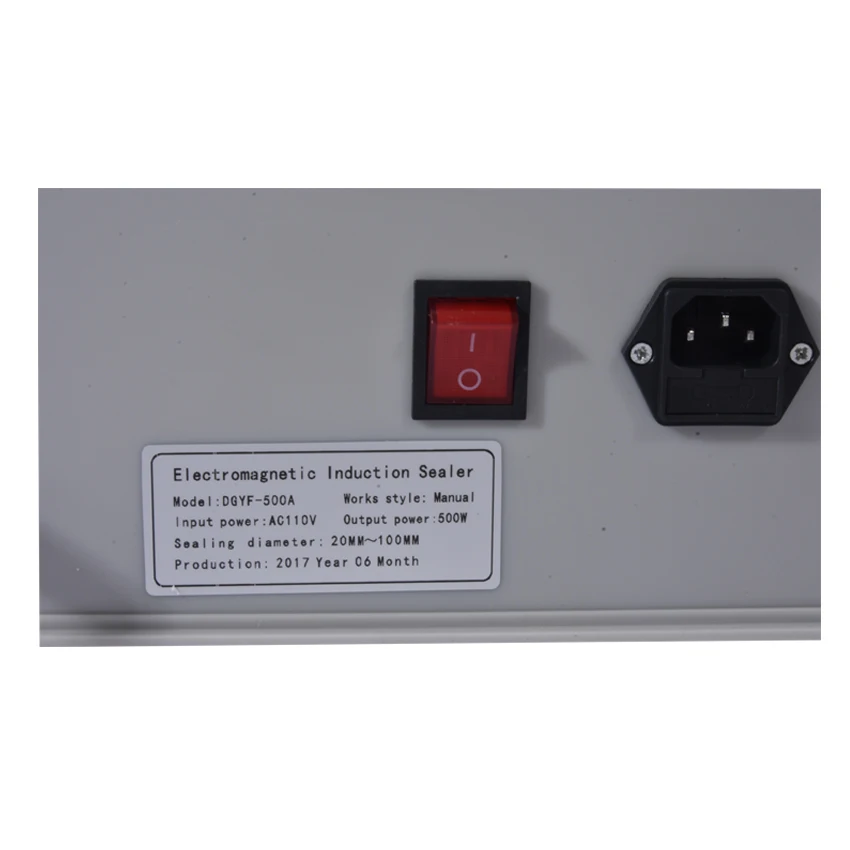 DGYF-500A Draagbare Magnetische Inductie Fles Sluitmachine Aluminiumfolie Cap Sealer 20-100mm