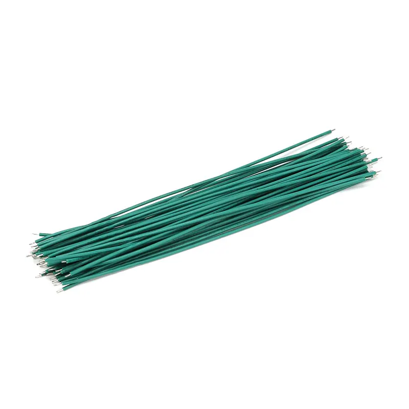 100pcs/Lot Tin-Plated Breadboard Jumper Cable Wire 150mm 24AWG For Arduino 6 Colors Flexible Two Ends PVC Wire Electronic