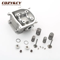 Scooter 100cc NON-EGR 50mm Big Bore cylinder head kit & 20*23mm valve kit for GY6 50cc 100cc 139QMB 139QMA 4-stroke