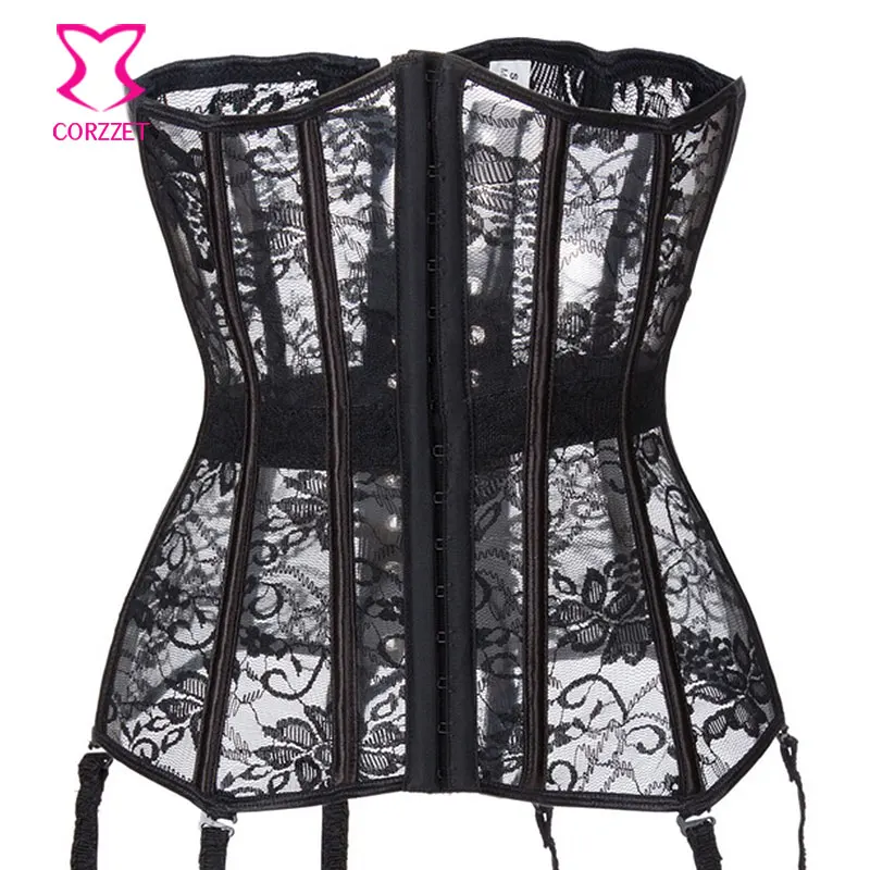 

Black Floral Stretch Lace Open Cup Bustier Underbust Corset Sexy Lingerie Corselete Feminino Espartilhos Waist Corsets Bustiers