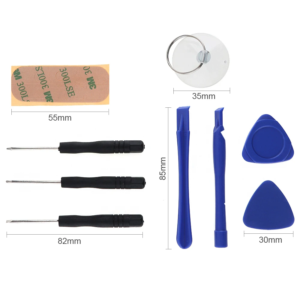 9pcs/lot Tools Mobile Cell Phone Opening Pry Repair Tool Kit Screwdrivers Disassembly for iPhone 5 5S 6 6S 7 7S