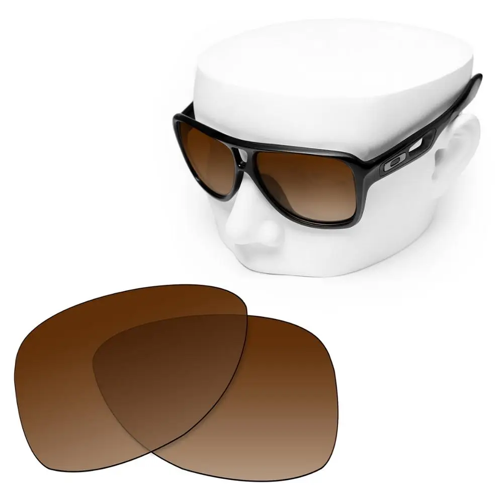 

OOWLIT Polarized Replacement Lenses of Brown Gradient for-Oakley Dispatch 2 OO9150 Sunglasses