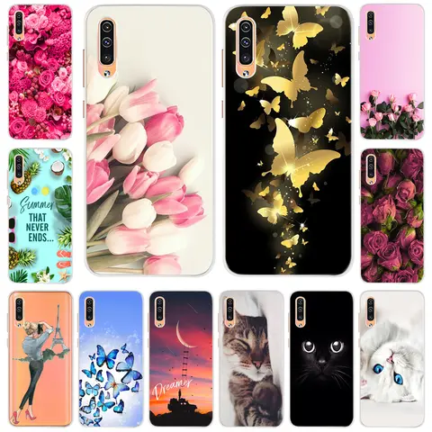 For Samsung Galaxy A50 Case 2019 Cartoon Silicone Soft TPU Back Cover For Samsung A50 A505F A50s A507F A30s A307F Phone Case