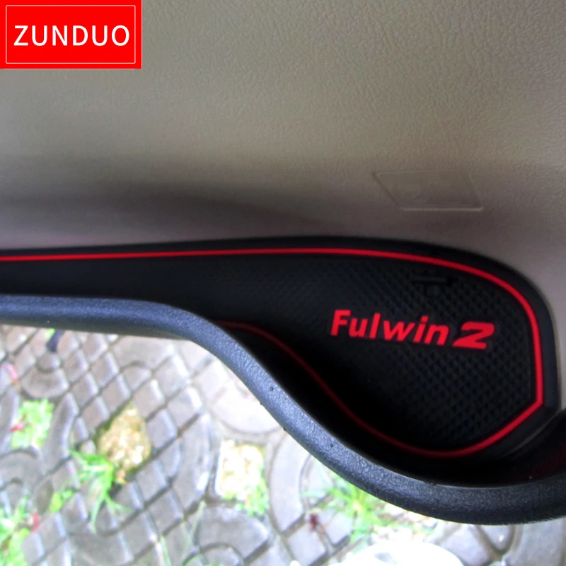 ZUNDUO Gate slot pad  For Very Celer Fulwin 2 A13 Storm Bonus ZAZ Forza MVM 315 2010-2016   Interior Door Pad/Cup Non-slip Mats