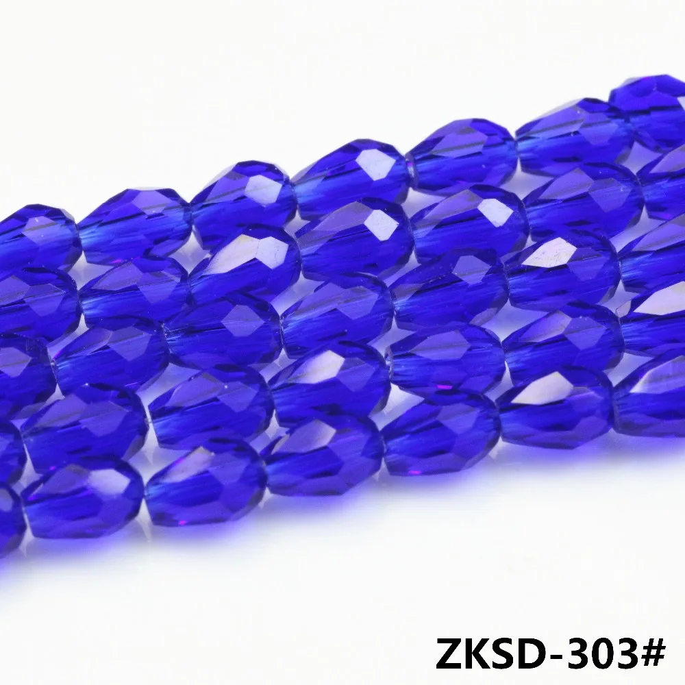 Drop Beads Loose Crystal 3 4 6 8 10 12mm Glass Teardrop Lampwork Beaded Red Craft Materials DIY Make Necklaces Jewelry Wholesale