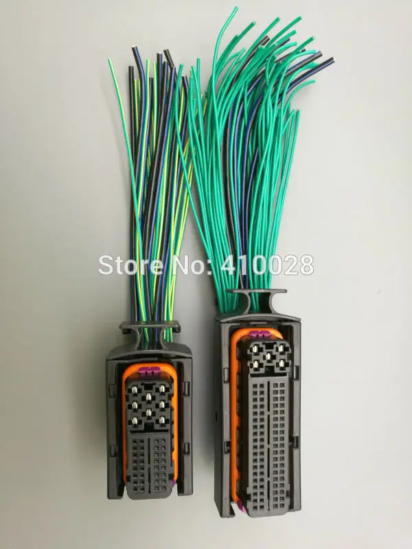 shhworldsea car 40P+81P engine wiring harness plug / 121P  121 PIN 1J0 906 385C  038 906 379B computer board  wiring harness