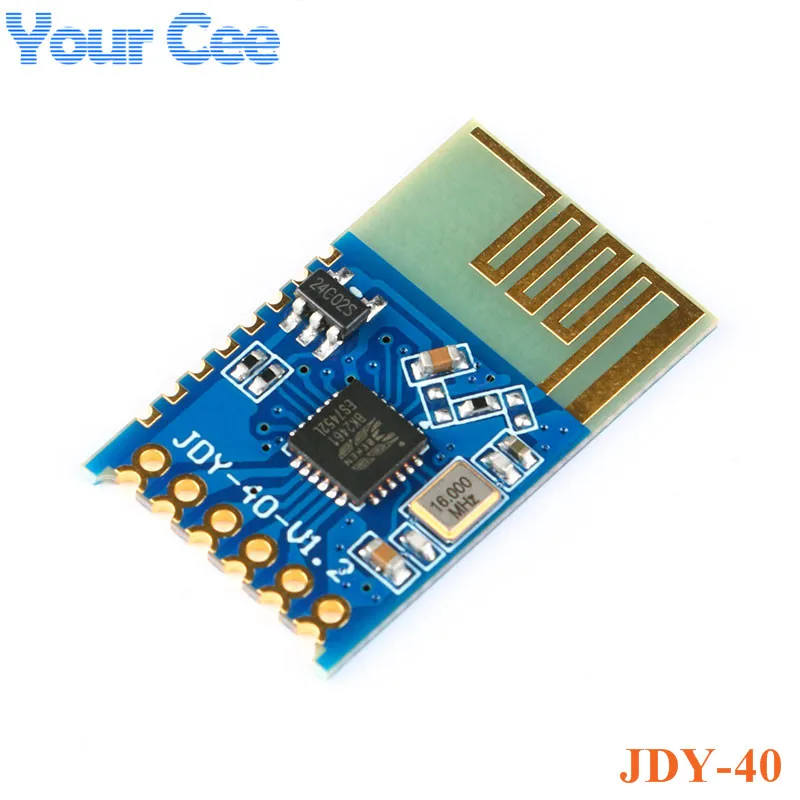 JDY-40 2.4G Trasmissione porta seriale wireless Ricetrasmettitore e modulo di comunicazione remota IO TTL Fai da te elettronico per Arduino