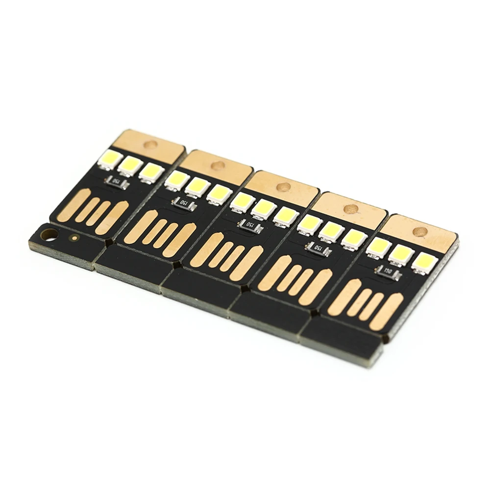 

5pcs/lot 0.2W USB LED Bulb Book Light For Laptop PC Powerbank Night Lamp Mini Pocket Card USB Power LED Keychain Night Light
