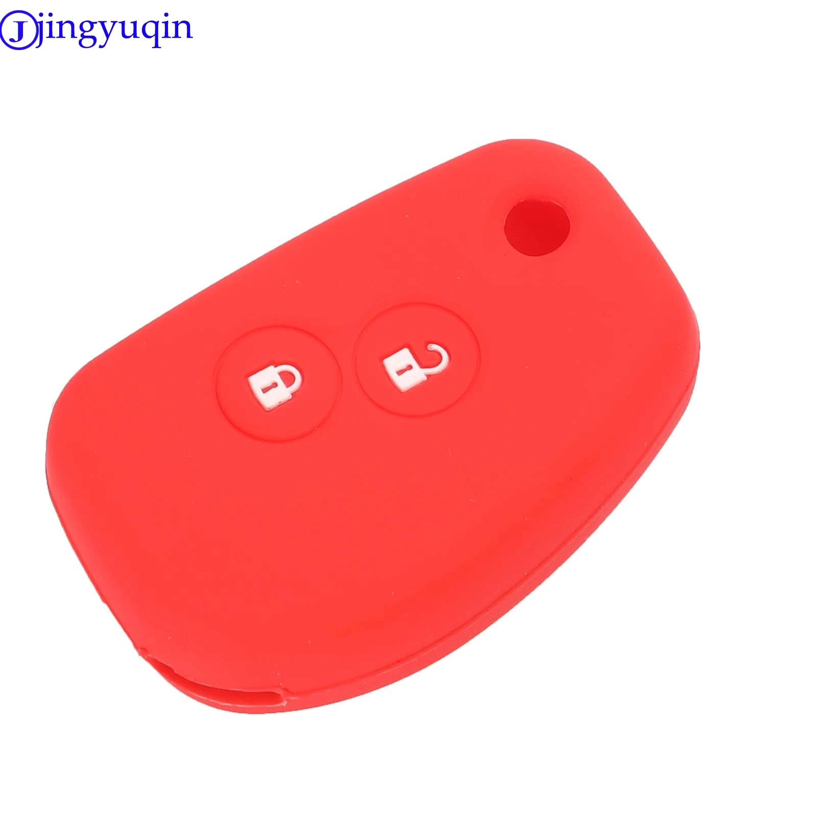 jingyuqin 2B Remote Key Silicone Cover Case for Renault Dacia Modus Logan Clio 2B Folding Flid