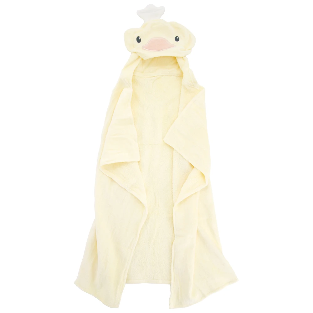 Kavaks Baby Bath Towel Yellow Duck Hooded Bathrobe Soft Baby Products 57*77cm Indoor Baby Wear