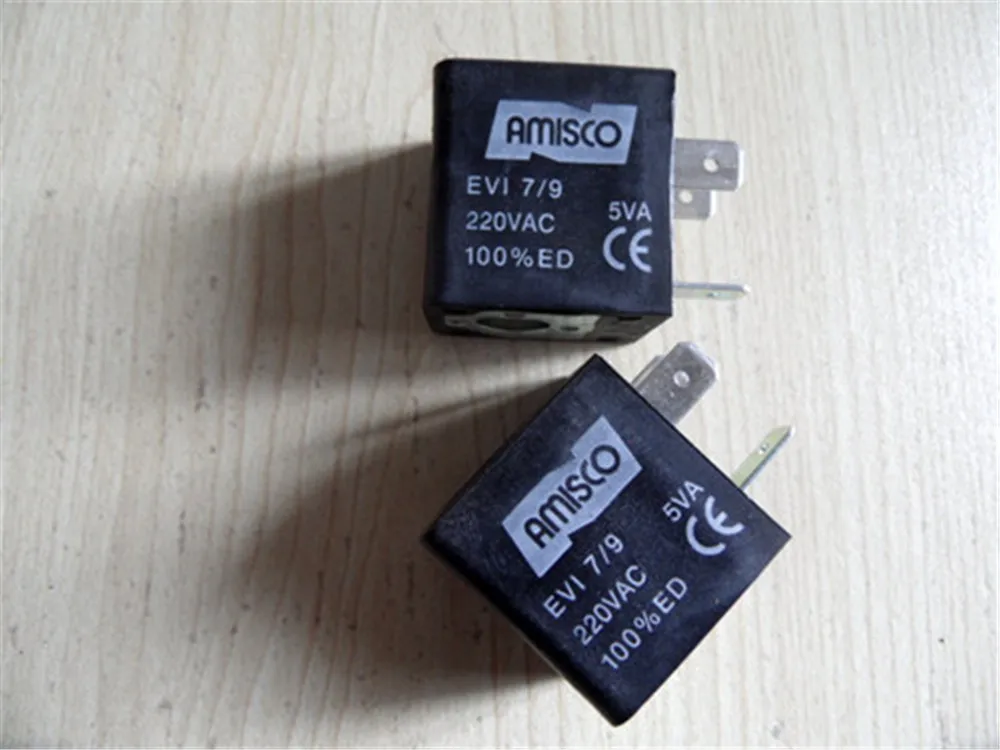EVI7/9 AC220V 5VA عكس صمام لفائف قطرها 9 مللي متر عالية 29.5