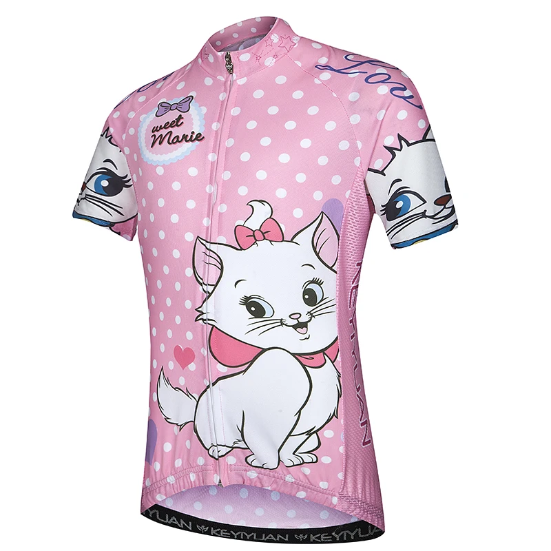 

KEYIYUAN riding a bike summer children's models short-sleeved shirt men and women mountain bike ride bike service breathable qui