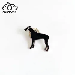 Great Dane men women brooches silver color metal alloy animal pet dog male female brooch pins fashion party clothes jewelry