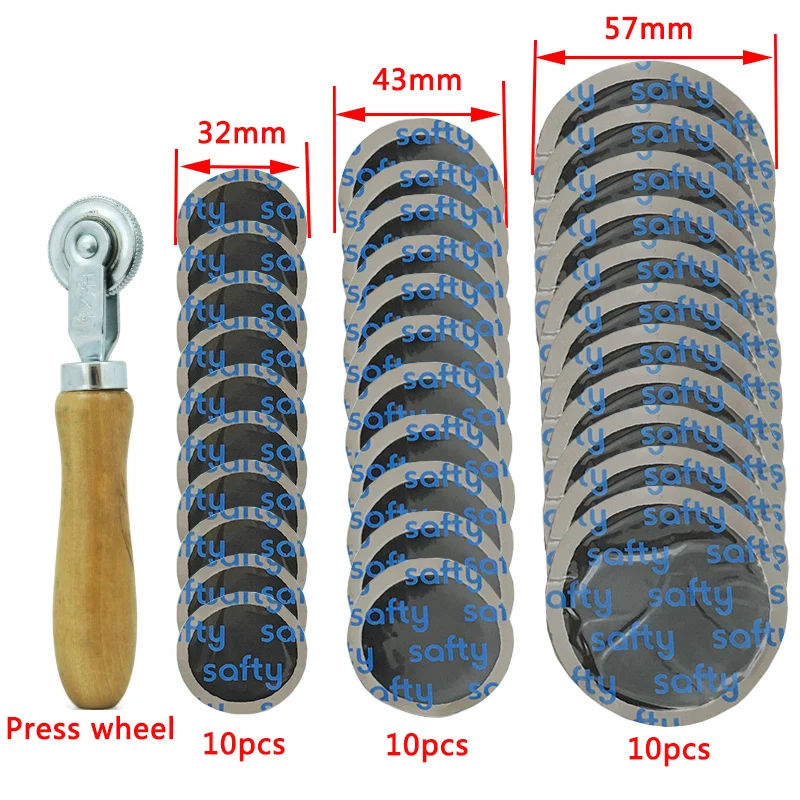 Tire Repair Rubber Patch Tool Cars And Motorcycles Bicycle Every Packet More Than 30 32mm 43mm Plus 57mm