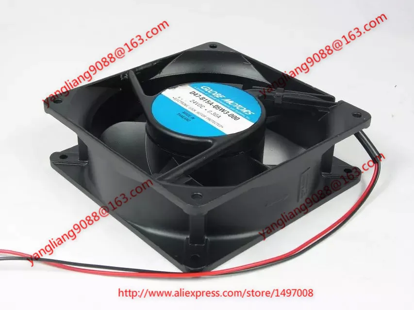 

NMB-MAT D47-B15A-05W3-000 DC 24V 0.30A 2-wire 120x120x38mm Server Cooling Fan