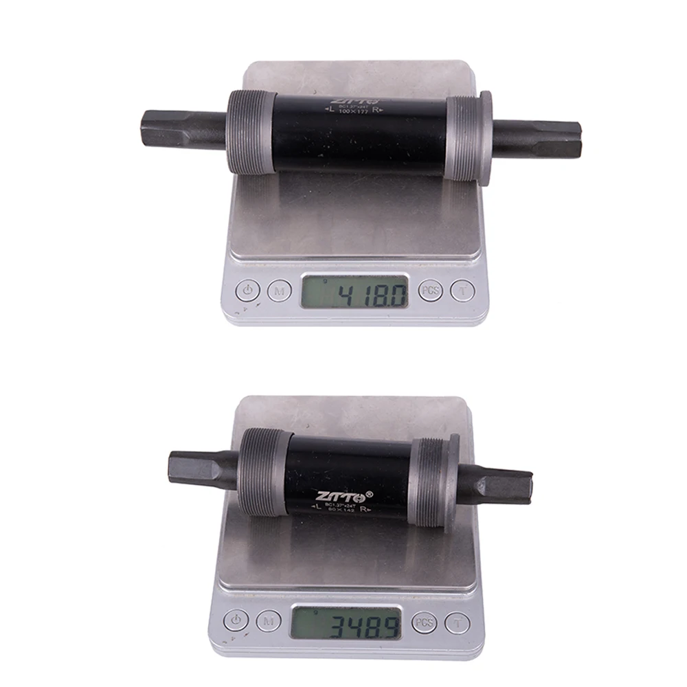 ZTTO JIS Square Taper Extended Bottom Bracket 177mm 155mm 142mm Wide for Fat Tire Snow Sand Bikes BSA Threaded Bicycle BB view 6