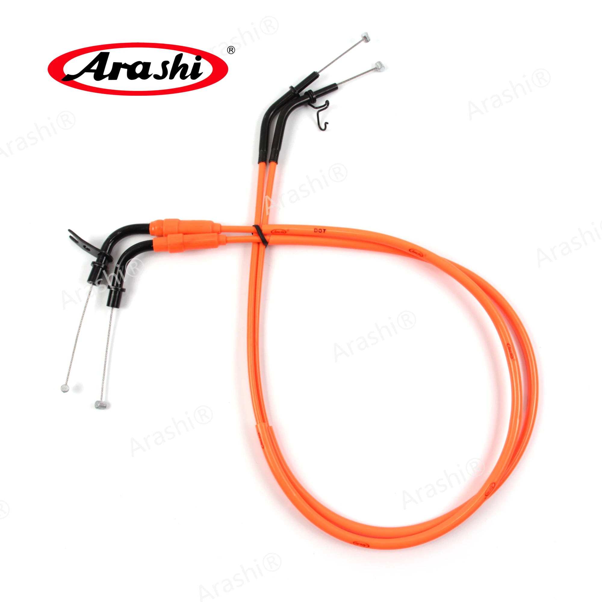 Arashi Motorcycle Brake Oil Accelerator Throttle Cables Lines  Stainless Wires for KAWASAKI Z1000 2011 2012 2013 Z 1000 1 Pair