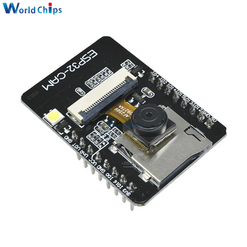 OV2640 2MP ESP32-CAM WiFi + Bluetooth Module Camera Module Development Board ESP32 5V Dual-core 32-bit CPU with Camera Module